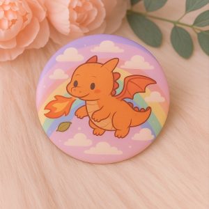 Przypinka - Smok 🧡